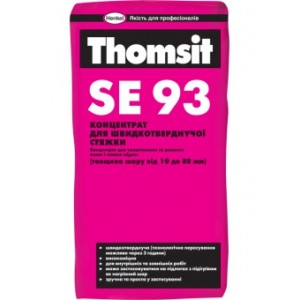 Концентрат для изготовления быстротвердеющих стяжек полов Thomsit SE 93