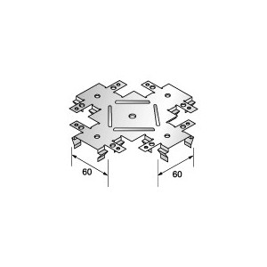 Крестообразный кронштейн одноуровневый (КРАБ)148х148